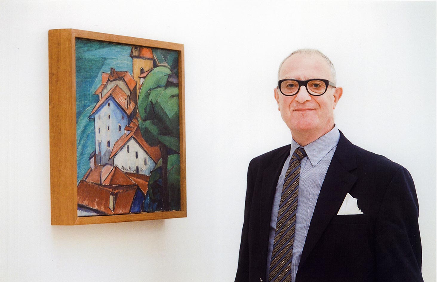 Claude Bernès et son Paysage espagnol à la Fondation Beyler, 2016
