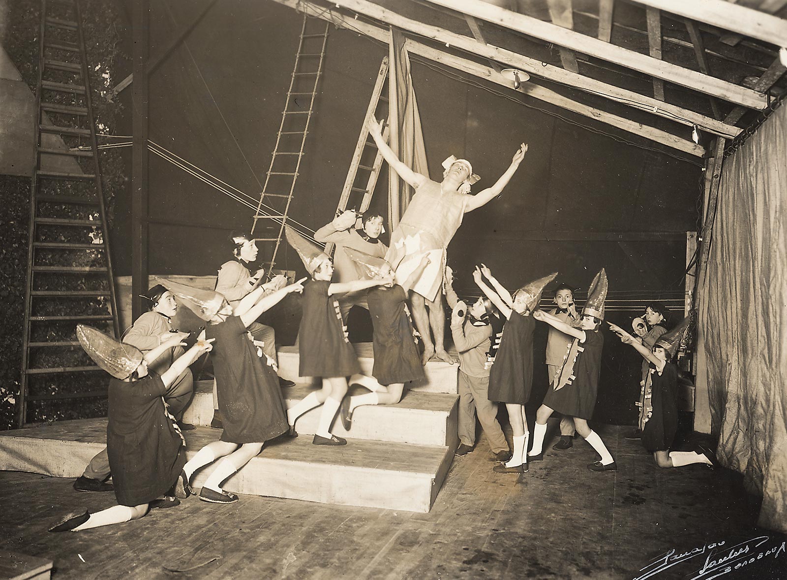 Représentation au Bourdon d’Onesse, 1929