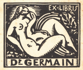 Ex-Libris du docteur Germain, 1938