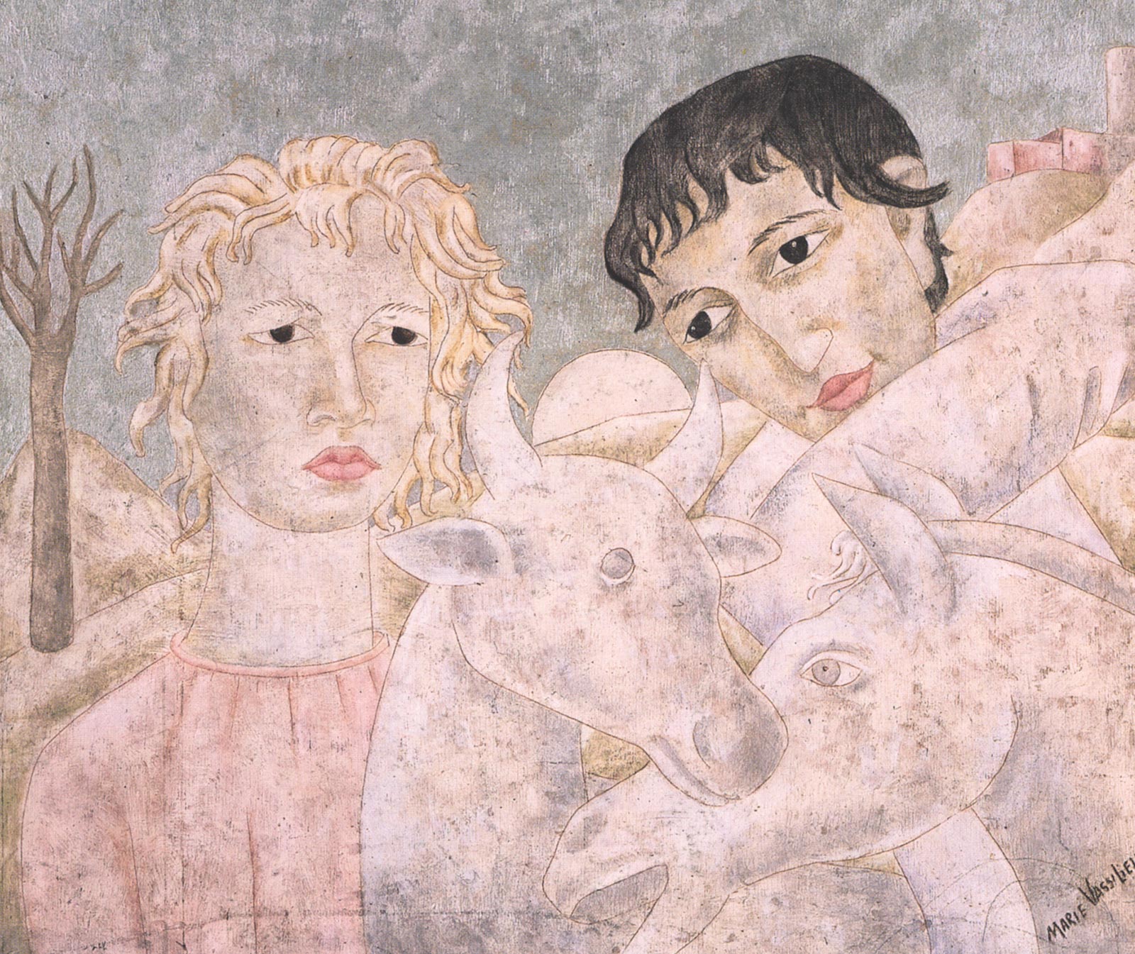 Marie Vassilieff, Picasso et sa bergère, Musée des Beaux-Arts de la Rochelle.